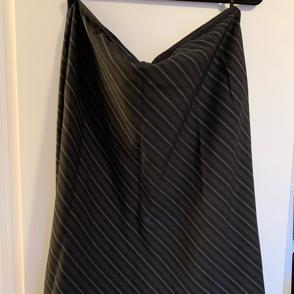 BANANA REPUBLIC Striped Suit Skirt, Size 14